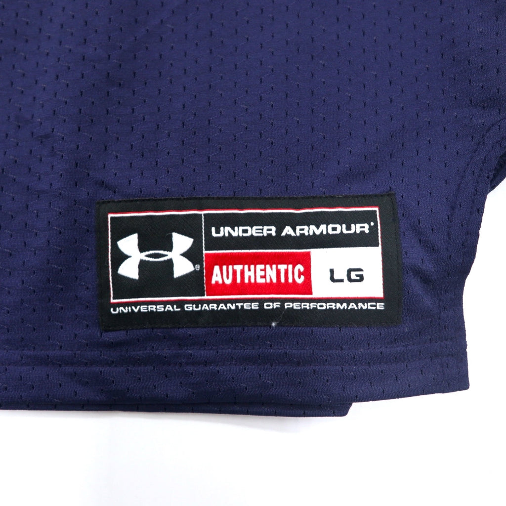 UNDER ARMOUR Remake Game Shirt One Piece L Navy Polyester TITANS Numbering Unused