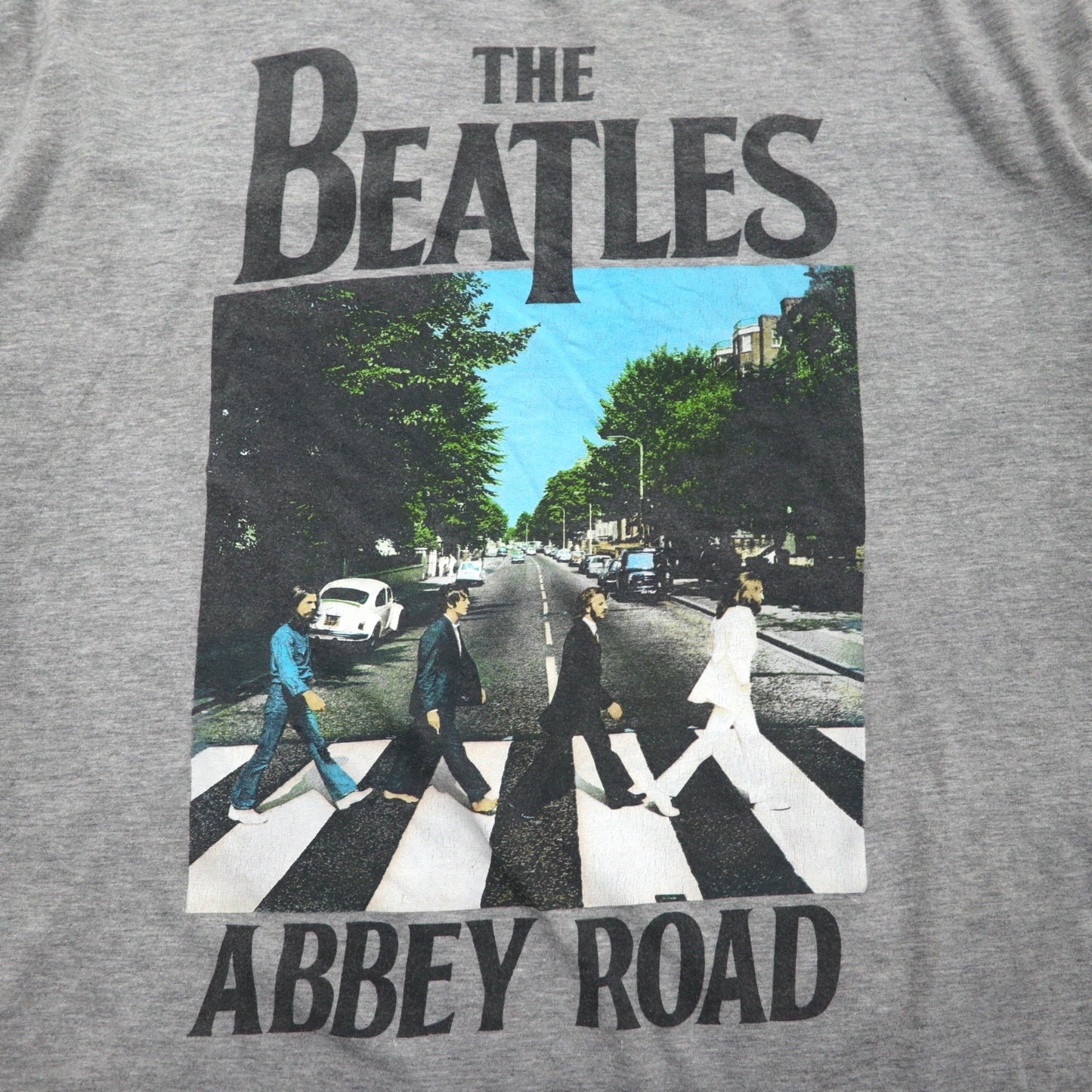 THE BEATLES Official Rock Band T-Shirt, Size 3XL, Gray Cotton, Abbey Road