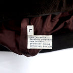 80s Liberto Cow Leather A-2 Flight Jacket, L, Brown, Cowhide, Removable Boa Liner