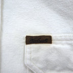 Woolrich 90s Chamois Cloth Flannel Work Shirt, XL, White, Expedition Chamois, Double Pocket