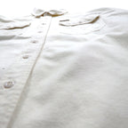 Woolrich 90s Chamois Cloth Flannel Work Shirt, XL, White, Expedition Chamois, Double Pocket