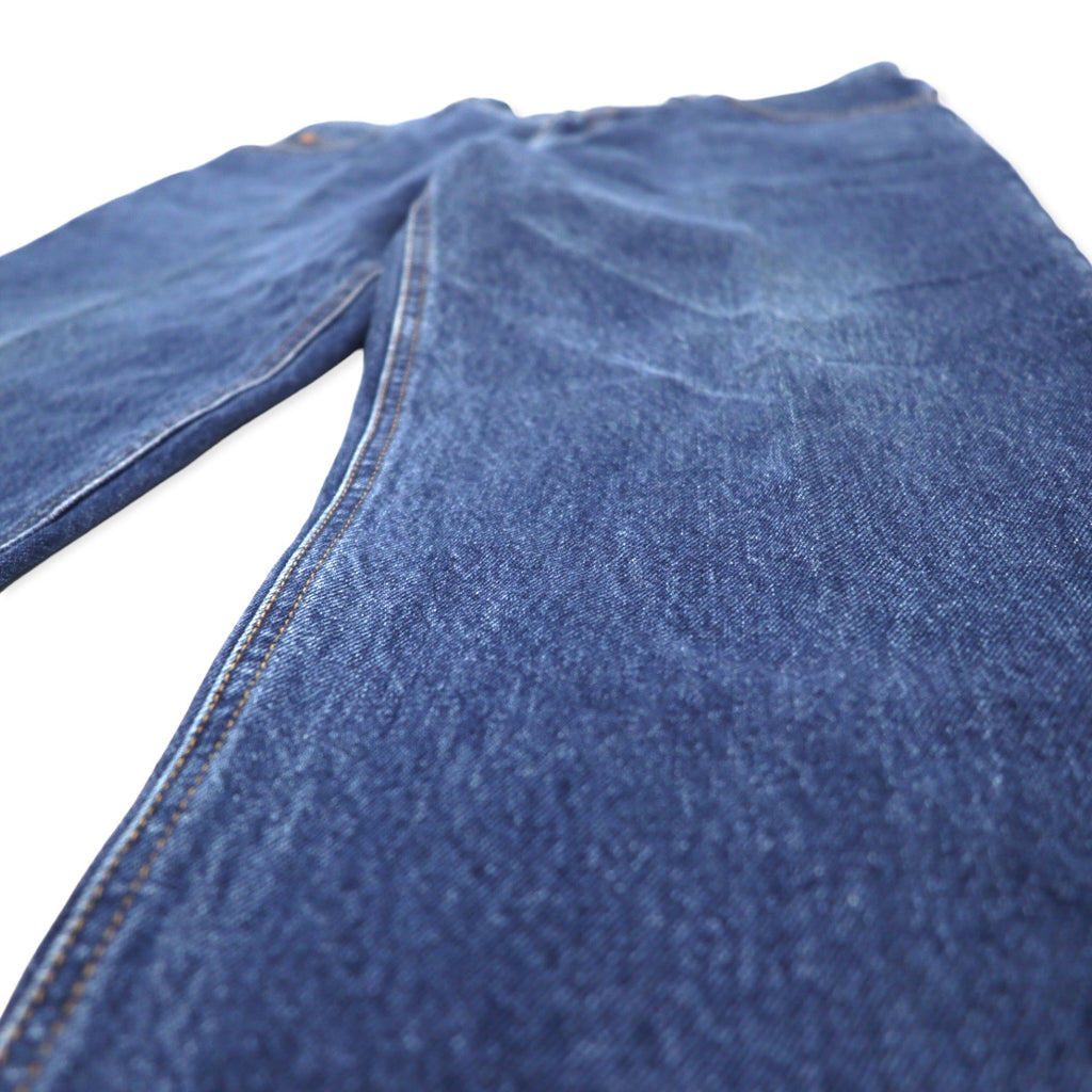 Lee USA Made 201 American Standard Jeans Regular Straight Denim Pants Size 36 Blue Cotton Leather Patch Zipper Fly