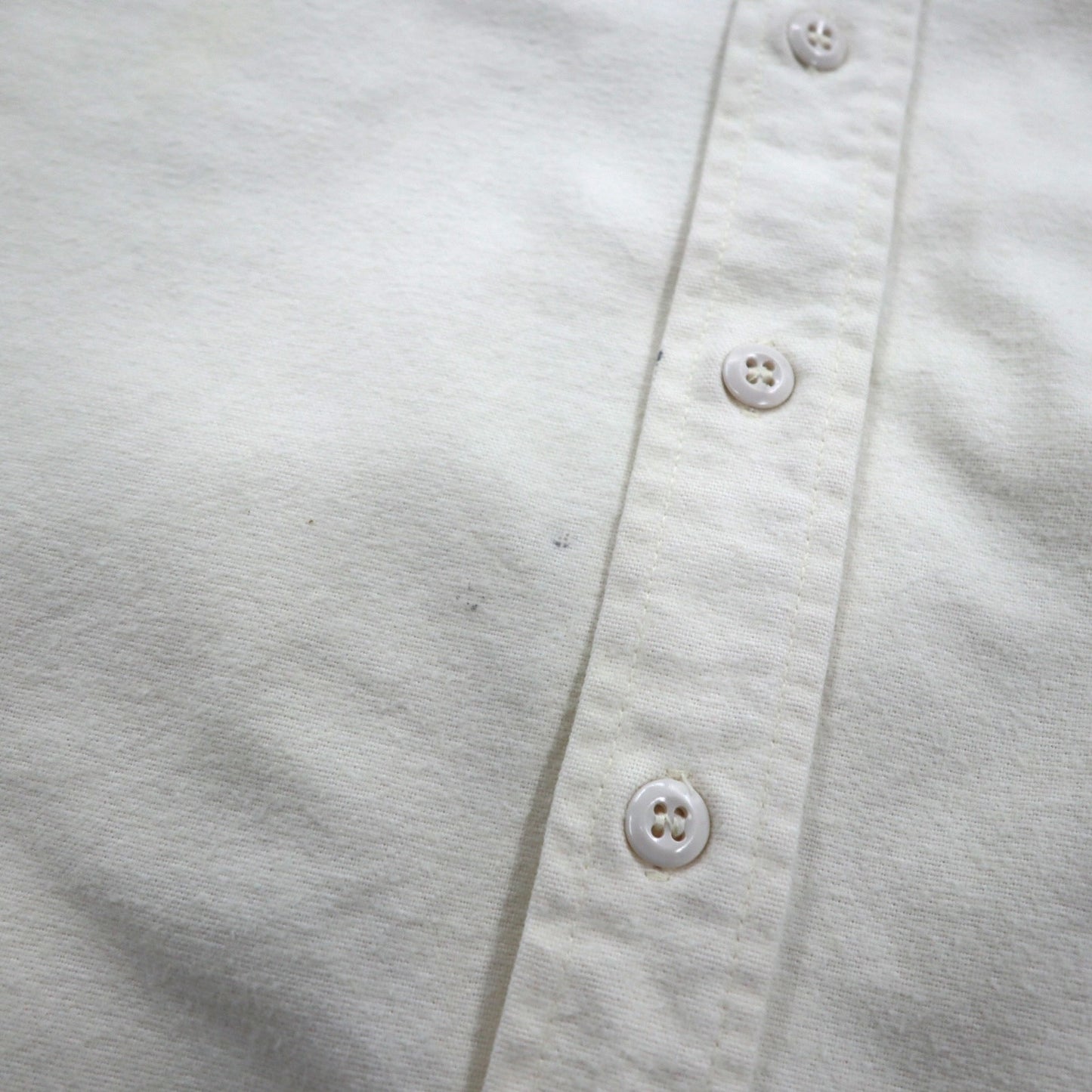 Woolrich 90年代 シャモアクロス フランネル ワークシャツ XL ホワイト Expedition Chamois ダブルポケット