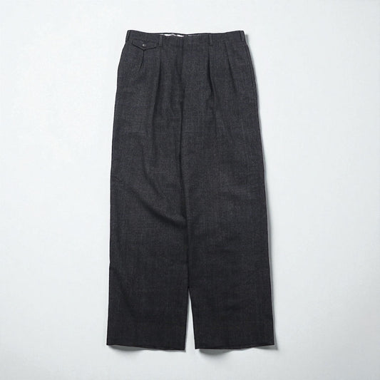 90s USA Vintage Trousers 2タック ワイド スラックス パンツ M グレンチェック サスペンダーボタン プリーツ AUSTIN REED 90年代 USA製