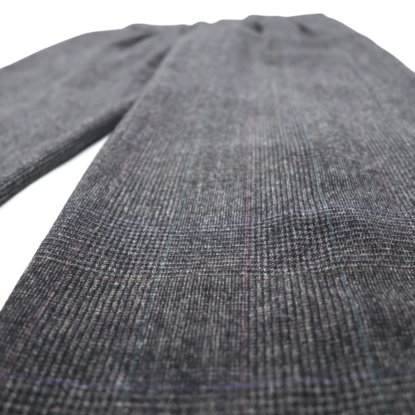 90s USA Vintage Trousers 2タック ワイド スラックス パンツ M グレンチェック サスペンダーボタン プリーツ AUSTIN REED 90年代 USA製