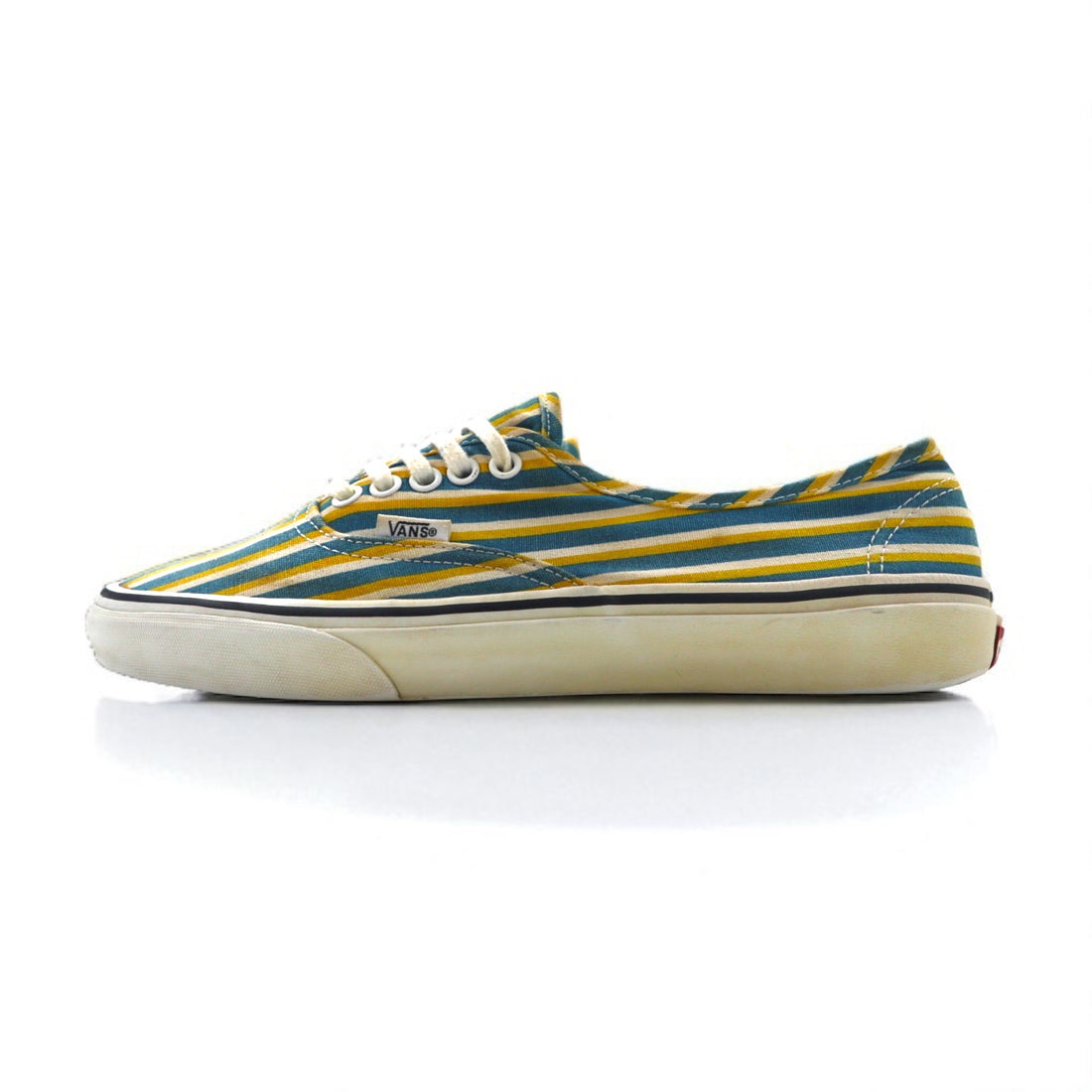 KENZO × VANS オーセンティック AUTHENTIC スニーカー 27cm ブルー イエロー ストライプ キャンバス