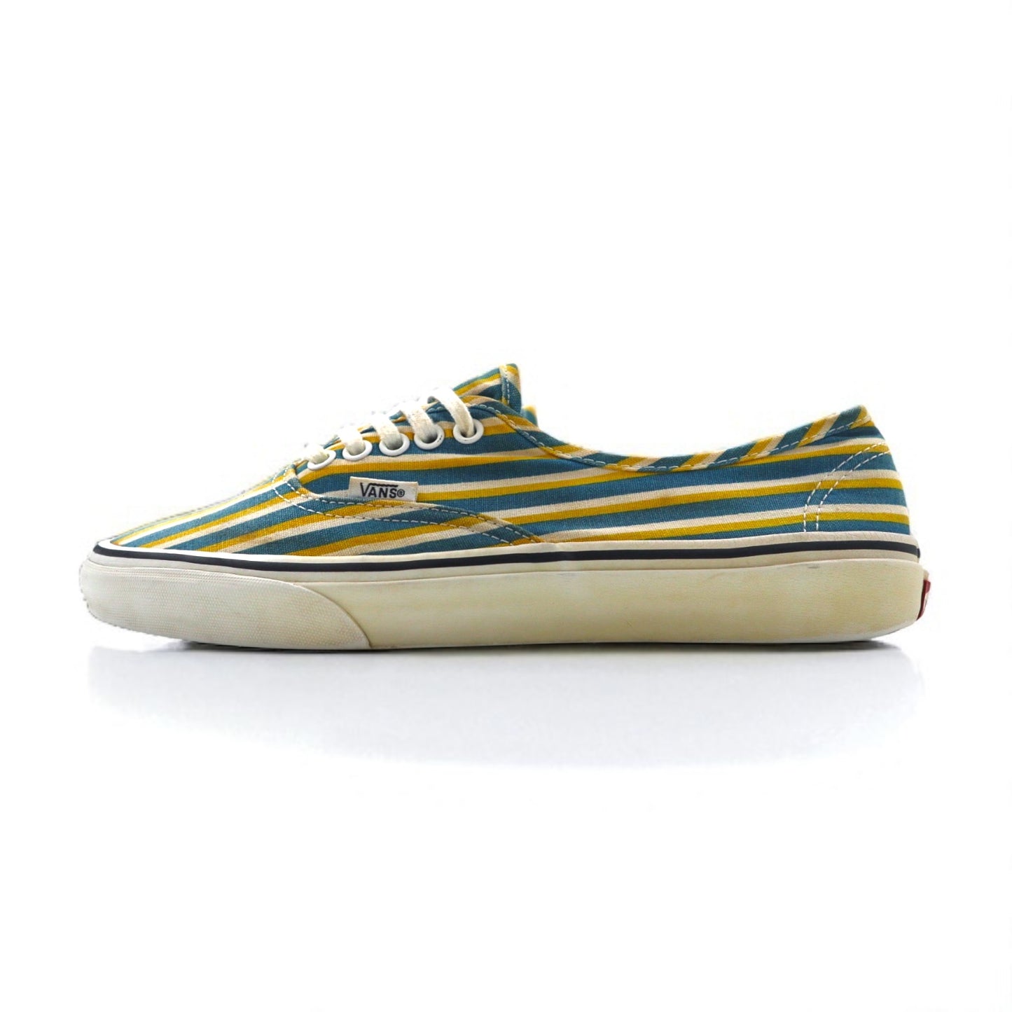 KENZO × VANS オーセンティック AUTHENTIC スニーカー 27cm ブルー イエロー ストライプ キャンバス
