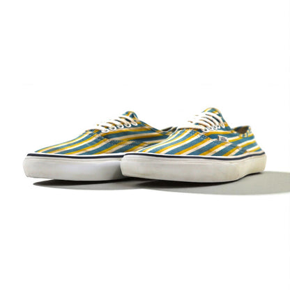 KENZO × VANS オーセンティック AUTHENTIC スニーカー 27cm ブルー イエロー ストライプ キャンバス