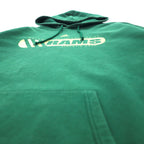 adidas College Print Hoodie XL Green Cotton NCAA RAMS