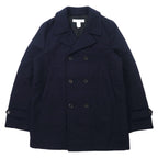 日本然リトテ-古着オンライン-COMME des GARCONS SHIRT フランス製 Pコート S ネイビー ウール W15147-COMME des GARCONS Shirt France MADE P Coat S Navy Wool W15147