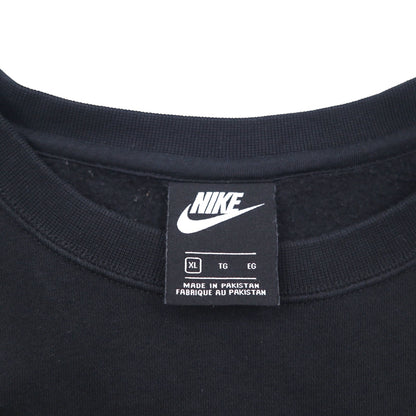 NIKE スウェット トレーナー XL ブラック CLUB SWOOSH CREW ワンポイントロゴ 804340-010