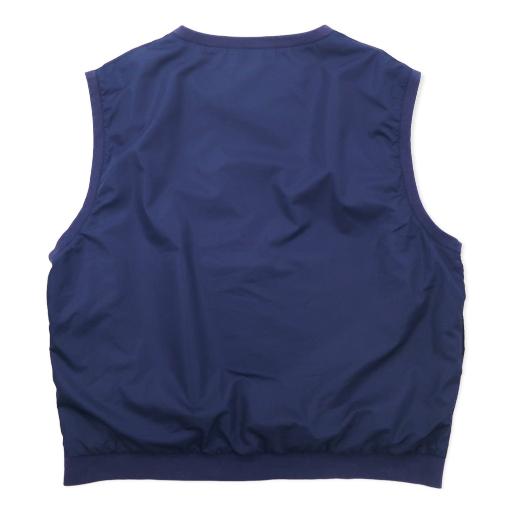 POLO GOLF RALPH LAUREN Piste Vest Pullover XL Navy Polyester Mesh Liner One Point Logo