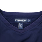 POLO GOLF RALPH LAUREN Piste Vest Pullover XL Navy Polyester Mesh Liner One Point Logo