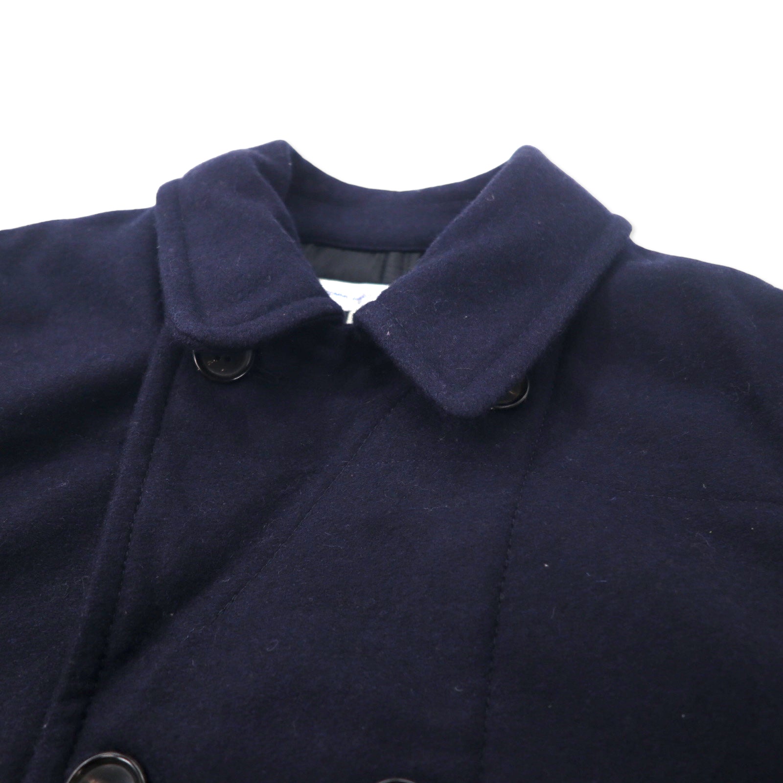 COMME des GARCONS SHIRT Made in France P Coat S Navy Wool W15147