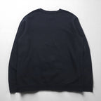 NIKE Sweatshirt, XL, Black, Club Swoosh Crew Logo, 804340-010