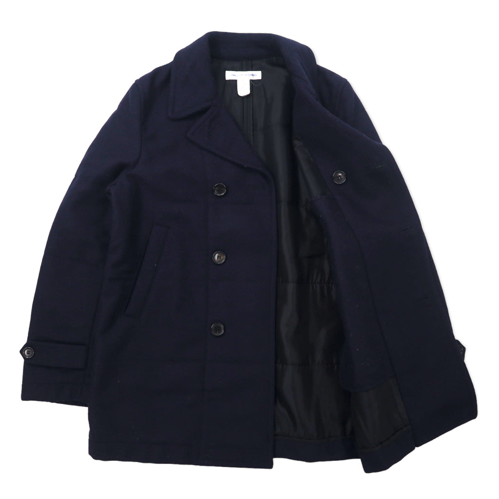 COMME des GARCONS SHIRT Made in France P Coat S Navy Wool W15147