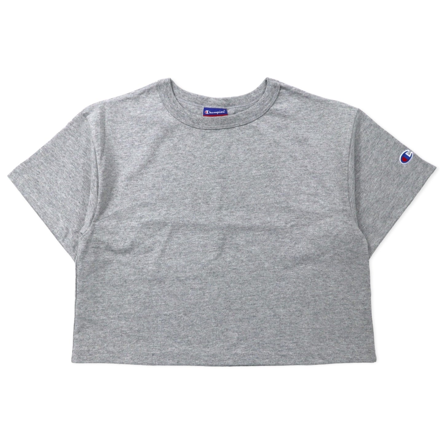 Champion クロップド Tシャツ XS グレー コットン AAAタグ エルサルバドル製