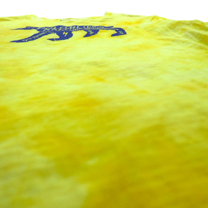 POLO RALPH  LAUREN タイダイ ロゴプリントTシャツ XL イエロー コットン