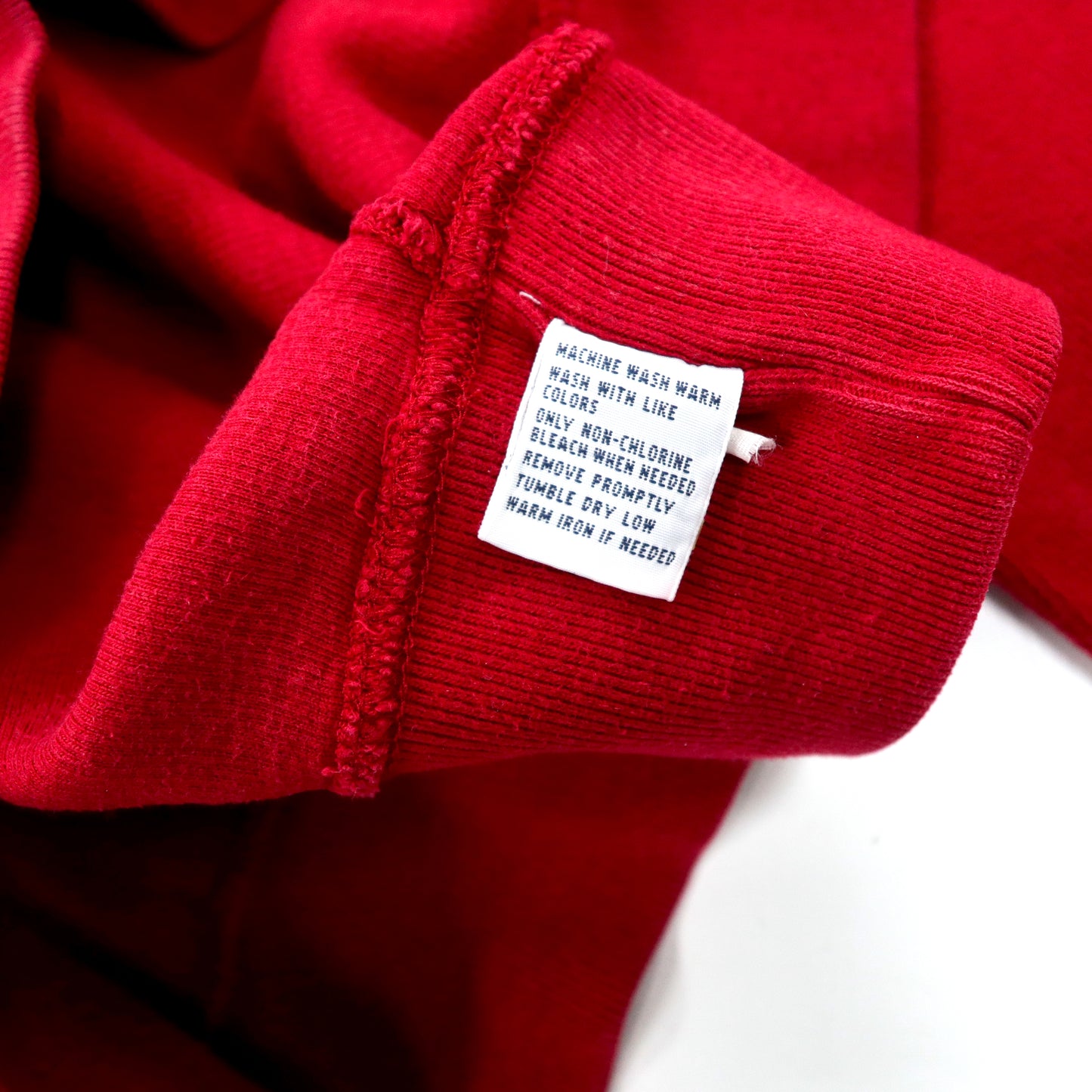 POLO by RALPH LAUREN SHAWL COLLAR Sweatshirt XL Red Cotton Small