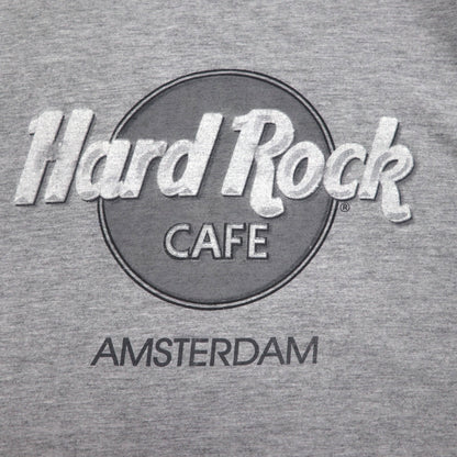 Hard Rock CAFE Raglan T-shirt XL Grey Cotton AMSTERDAM