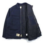 Carhartt Duck Traditional Coat 2XL Navy Padded Quilted Liner Corduroy Collar C003-DNY Unused