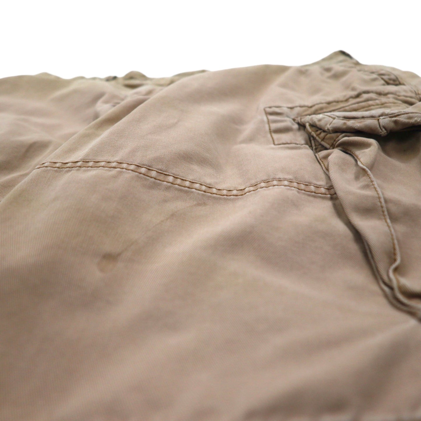 Polo by Ralph Lauren 90年代 ポロチノ バギー ショート カーゴパンツ L ベージュ コットン 膝下丈