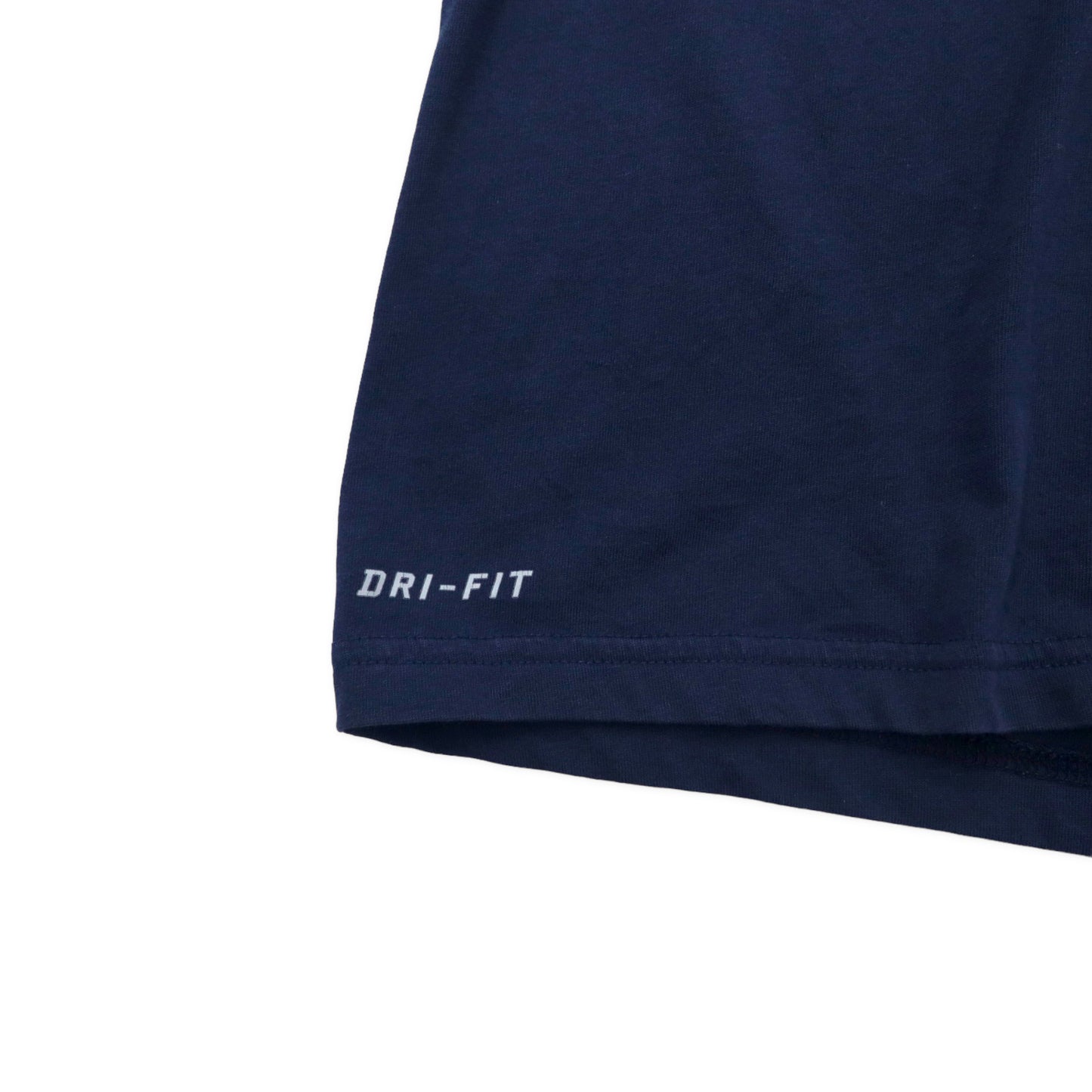 NIKE ELITE ロゴプリントTシャツ L ネイビー コットン DRI-FIT