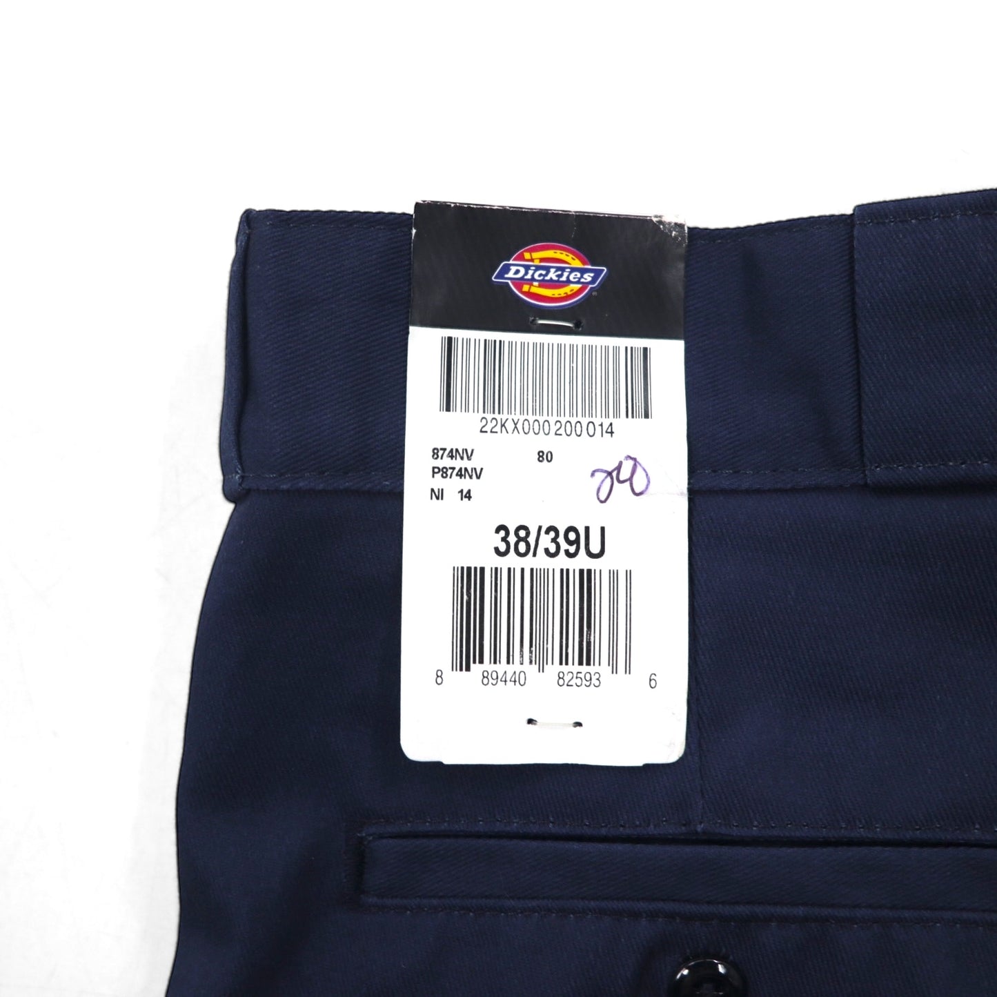 Dickies 874 チノパンツ ワークパンツ XL ネイビー オリジナルフィット