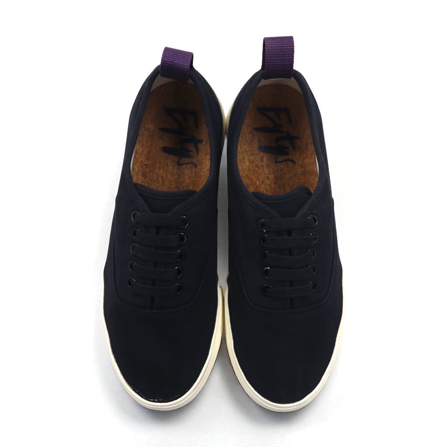 EYTYS Mother CANVAS Platform Sneakers, Size 26.5cm, Black Canvas