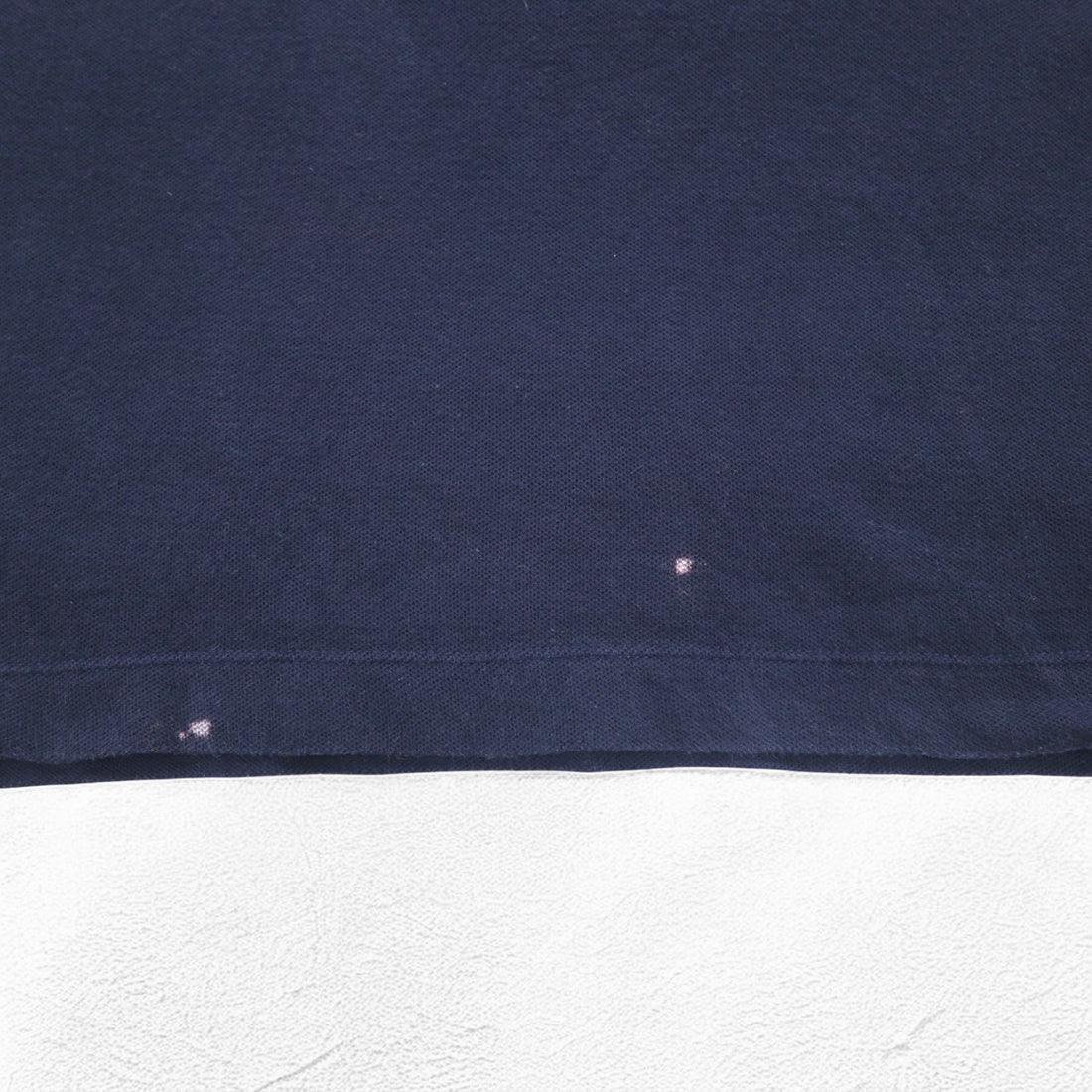 NAUTICA Polo Shirt, XL, Navy, Cotton, Pique, One Point Logo Embroidery