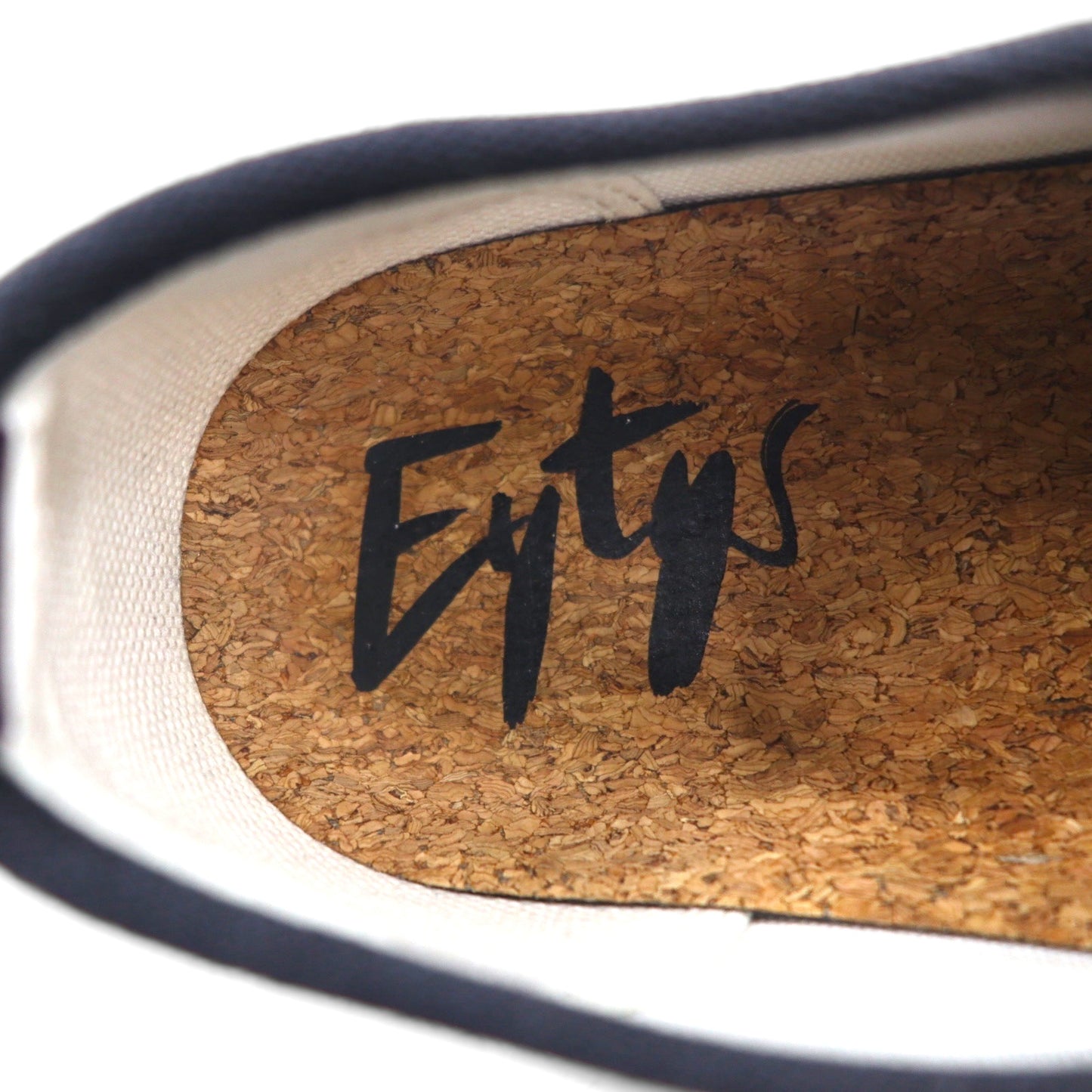 EYTYS Mother CANVAS Platform Sneakers, Size 26.5cm, Black Canvas