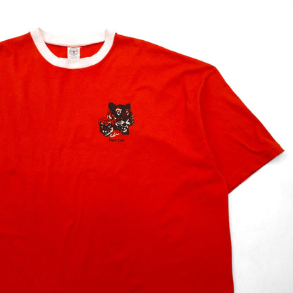 BOY SCOUTS OF AMERICA 90s USA Made TIGER CUB T-Shirt, Size 3XL, Orange, Cotton
