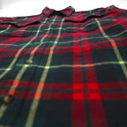 Eddie Bauer 90s Flannel Work Shirt, Size XL, Red Check, LEGENDS Check, Double Pocket