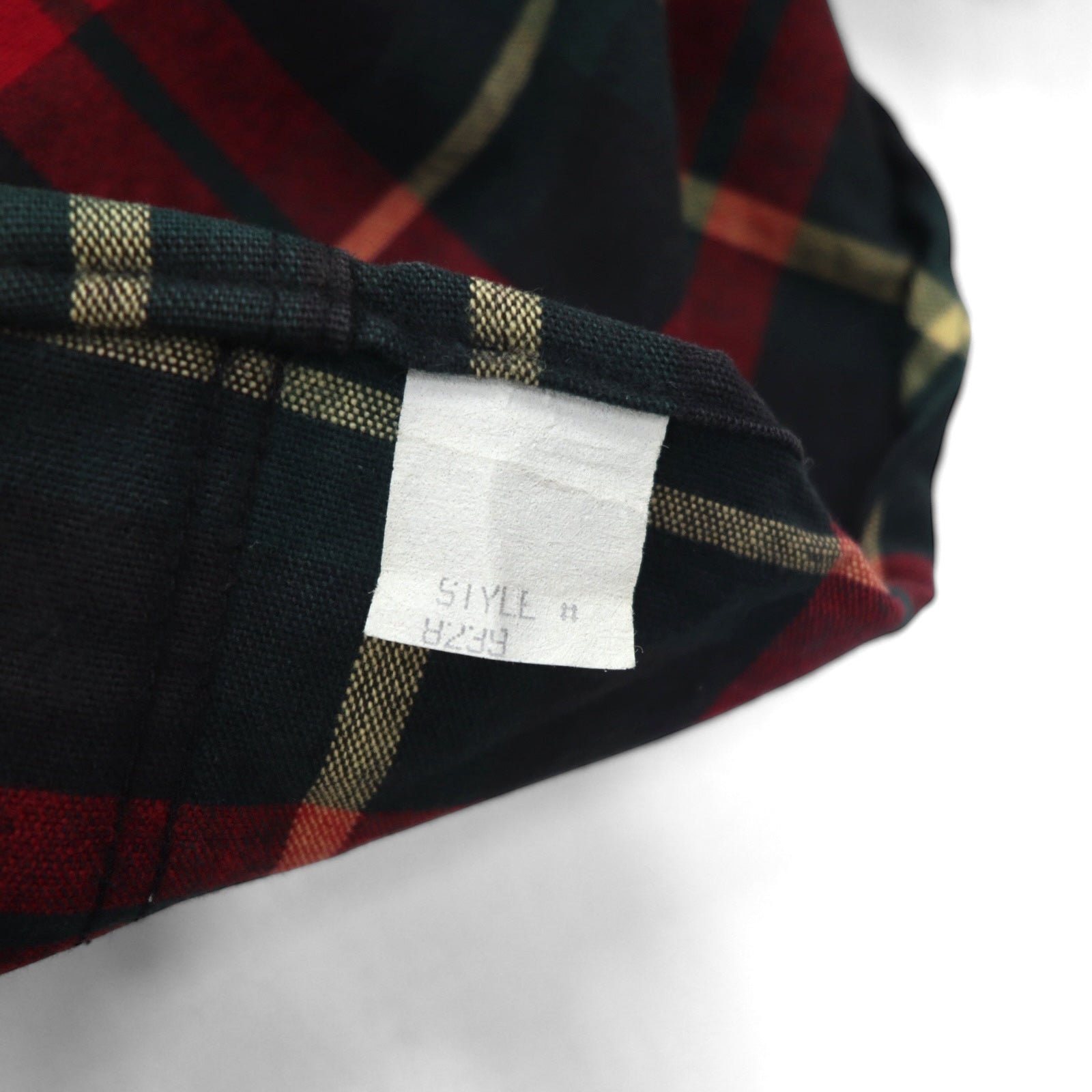 Eddie Bauer 90s Flannel Work Shirt, Size XL, Red Check, LEGENDS Check, Double Pocket