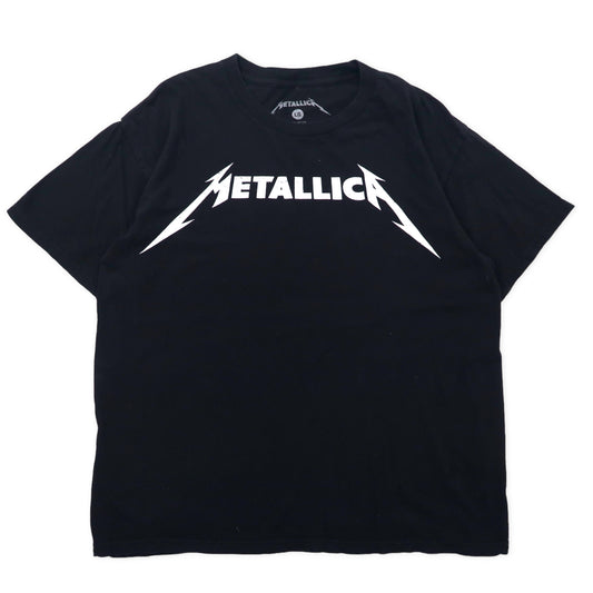 日本然リトテ-古着オンライン-METALLICA メタリカ バンドTシャツ L ブラック コットン メキシコ製-METALLICA Metallica Band T-Shirt L Black Cotton Mexico MADE