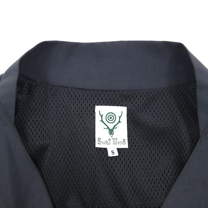South2 West8 作務衣 Sherpa Jacket シェルパジャケット S グレー ナイロン EJ801 日本製