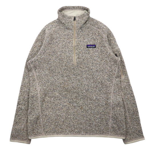 patagonia ベターセーター ハーフジップ フリースジャケット M グレー ベージュ ポリエステル 25617