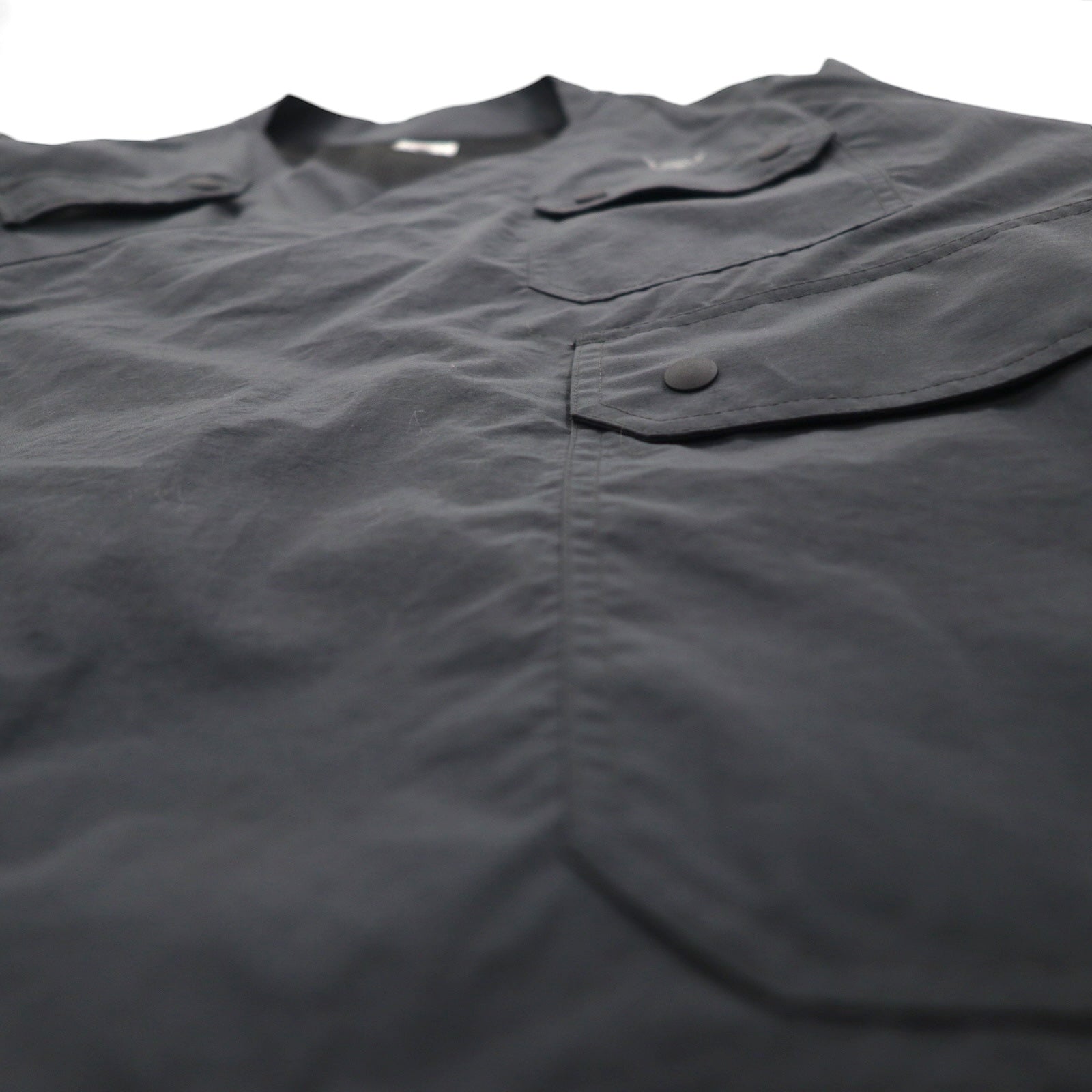 South2 West8 Samue Sherpa Jacket, Size S, Gray, Nylon, EJ801, Made in Japan