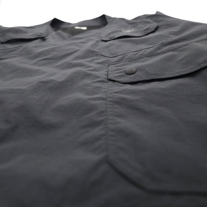 South2 West8 作務衣 Sherpa Jacket シェルパジャケット S グレー ナイロン EJ801 日本製