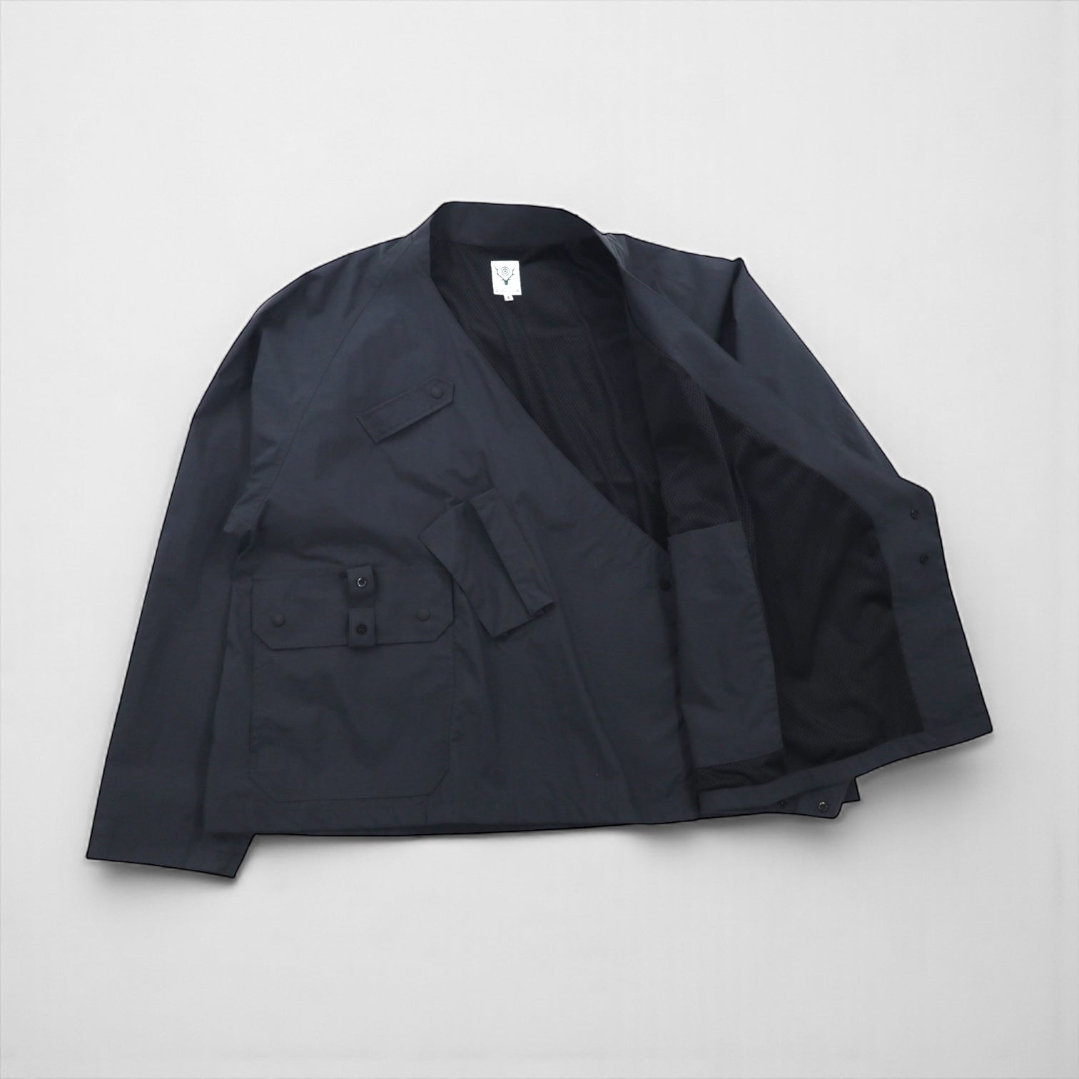 south2west8 シェルパジャケット South2 West8 作務衣 Sherpa Jacket シェルパジャケット S グレー