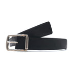 GUCCI イタリア製 グッチシマ レザーベルト ブラック GG柄 型押し シルバー バックル 295331