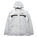 日本然リトテ-古着オンライン-THE NORTH FACE 3WAY マウンテンパーカー M ホワイト カーキ ポリエステル HYVENT 防水 透湿 フリースライナー 着脱式 US規格-THE NORTH FACE 3WAY Mountain Hoodie M White Khaki Polyester HYVENT Waterproof Breathable Fleece Liner Detachable US Standard