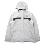 日本然リトテ-古着オンライン-THE NORTH FACE 3WAY マウンテンパーカー M ホワイト カーキ ポリエステル HYVENT 防水 透湿 フリースライナー 着脱式 US規格-THE NORTH FACE 3WAY Mountain Hoodie M White Khaki Polyester HYVENT Waterproof Breathable Fleece Liner Detachable US Standard