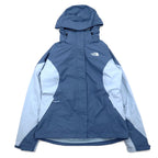 日本然リトテ-古着オンライン-THE NORTH FACE 3WAY マウンテンパーカー M ブルー ナイロン HYVENT 防水 透湿 フリースライナー 着脱式 フード着脱式 US規格-THE NORTH FACE 3WAY Mountain Hoodie M Blue Nylon HYVENT Waterproof Breathable Fleece Liner Detachable Hoodie Detachable US Standard