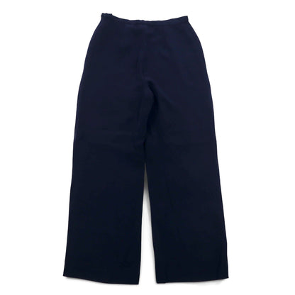 Burberrys 90年代 ワイド スラックスパンツ M ネイビー レーヨン