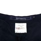 Burberrys 90年代 ワイド スラックスパンツ M ネイビー レーヨン