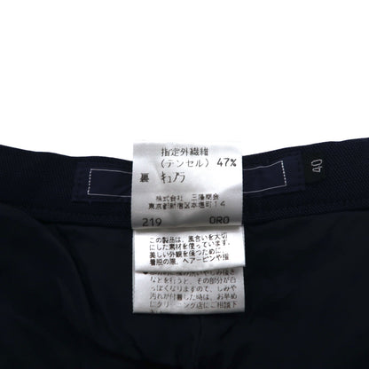 Burberrys 90年代 ワイド スラックスパンツ M ネイビー レーヨン