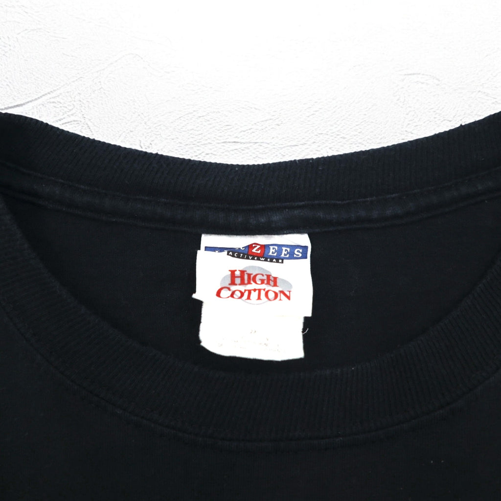 JERZEES ヘビーウェイト 3段プリント カレッジ Tシャツ 2XL ブラック ナンバリング NEWPORT COACHS ビッグサイズ ホンジュラス製