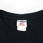 JERZEES ヘビーウェイト 3段プリント カレッジ Tシャツ 2XL ブラック ナンバリング NEWPORT COACHS ビッグサイズ ホンジュラス製