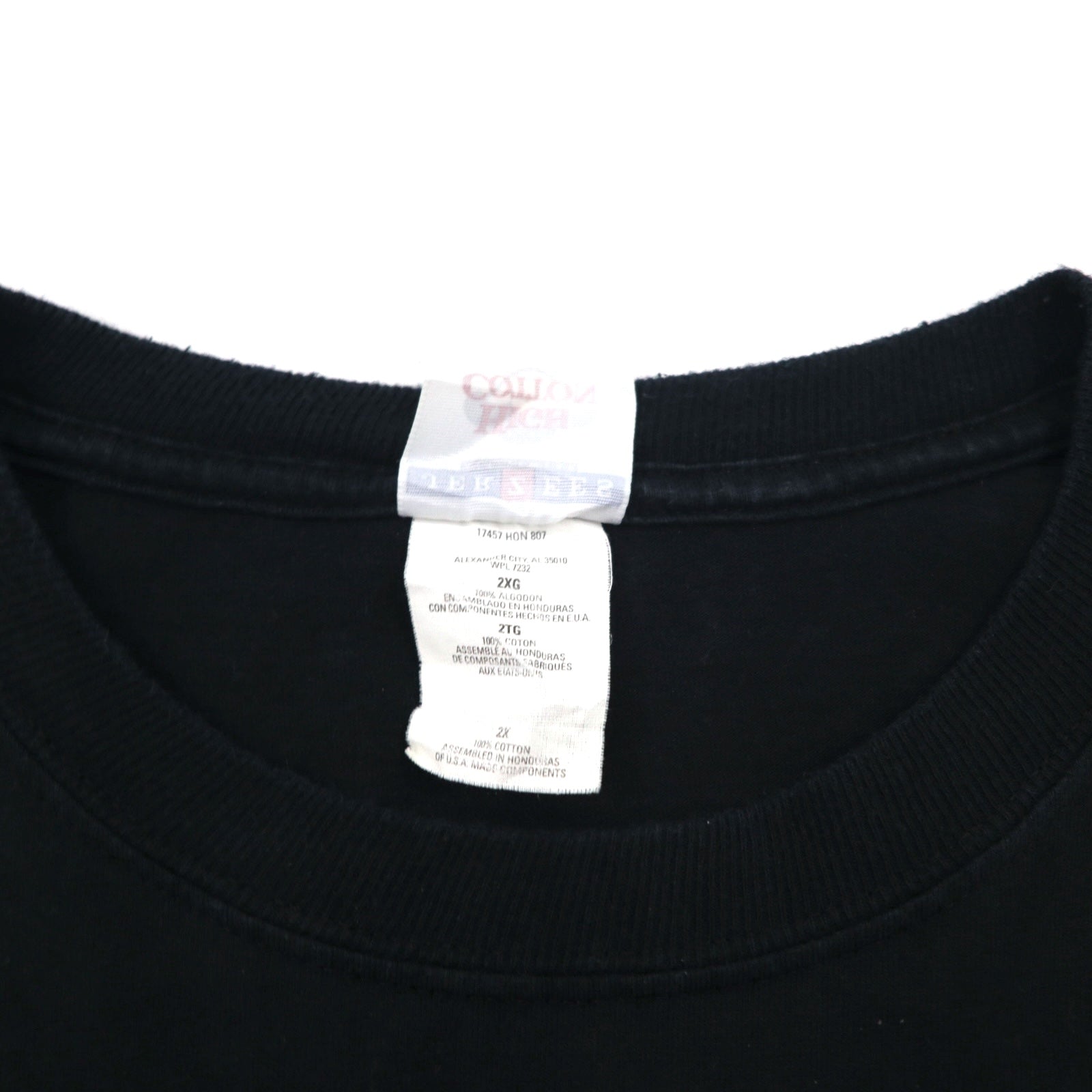 JERZEES ヘビーウェイト 3段プリント カレッジ Tシャツ 2XL ブラック ナンバリング NEWPORT COACHS ビッグサイズ ホンジュラス製